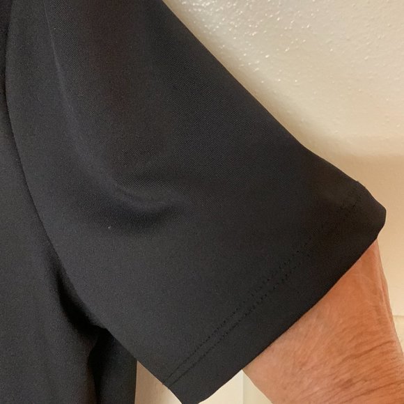 Susan Graver Essentials Designer Women's Black Top Short Sleeve Size XL - Picture 7 of 8